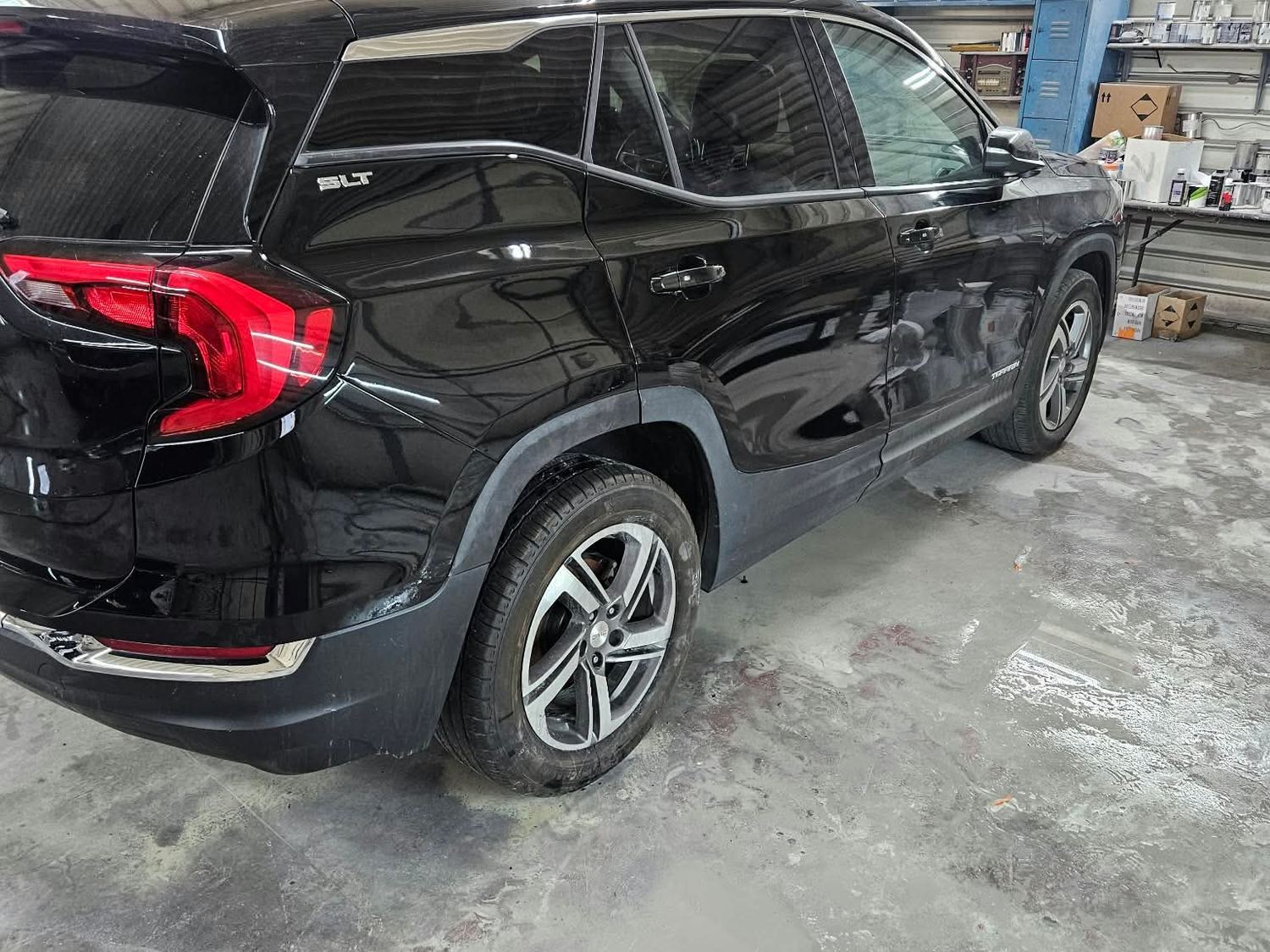 The same GMC Terrain after repair and paint